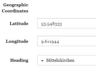 Decimal Coordinates